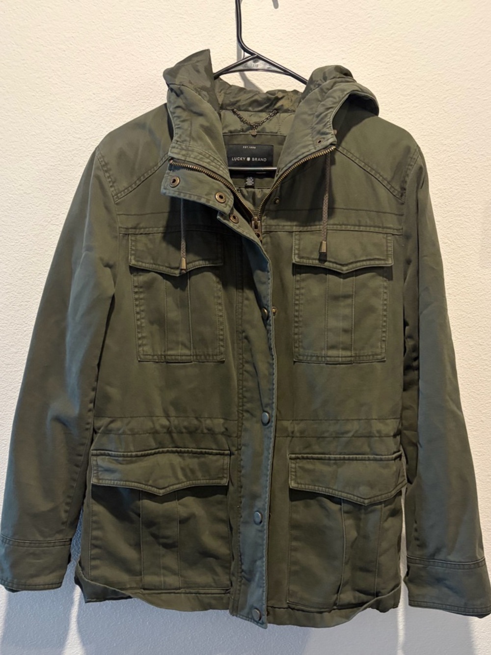 Lucky Brand Olive Green Utility Jacket for Women